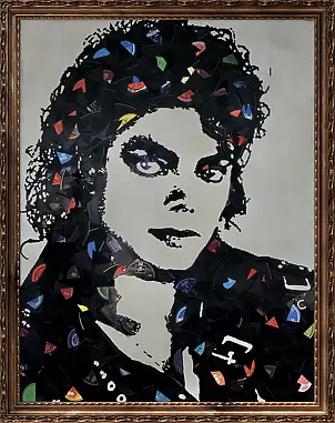 ADAM Raid, Michael Jackson, Autres - panneau, toile, 100 x 130