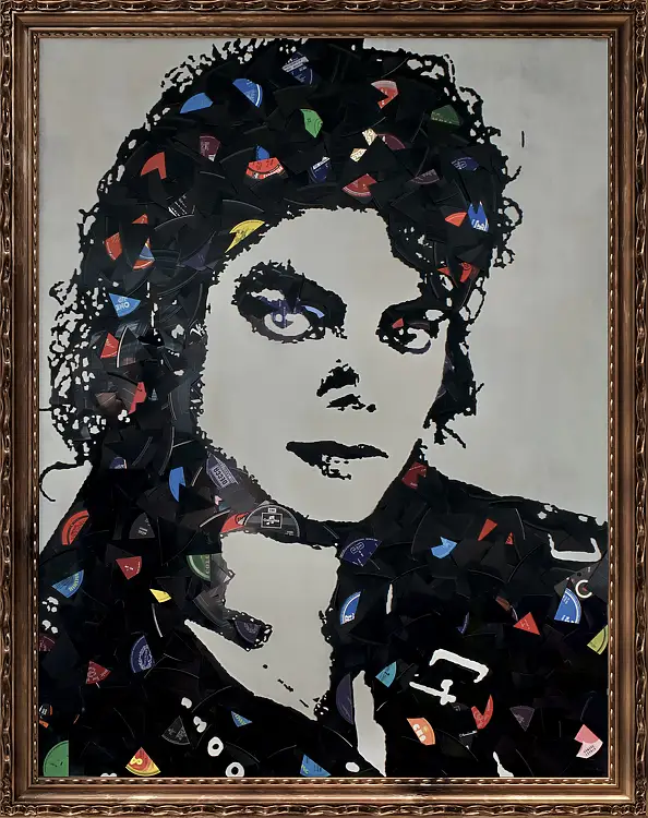 ADAM Raid, Michael Jackson, Autres - panneau, toile, 100 x 130
