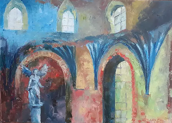 Arleta Eiben - Archangel Michael, guarding the Church