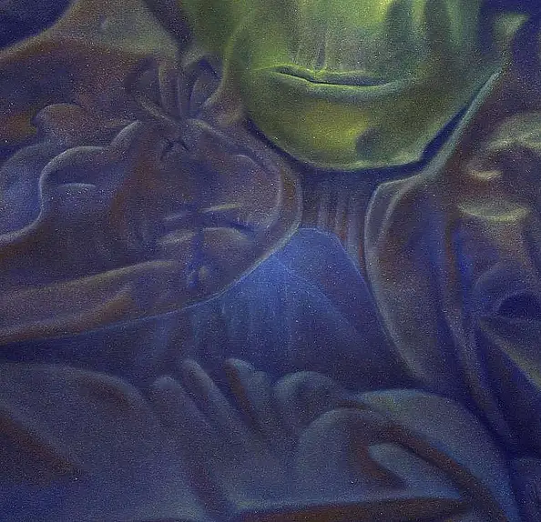 Krzysztof Polaczenko, Mida, Dipinto acrilico, Tecniche miste - tela, 54 x 85