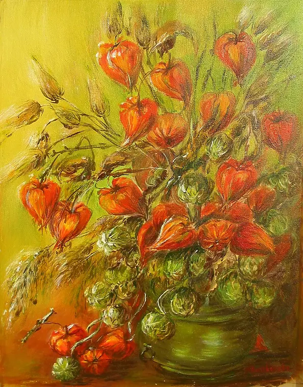 Maria Roszkowska - Miechunki z chmielem