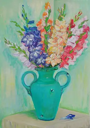 Jadwiga Rudnicka - Gladioli in a jar