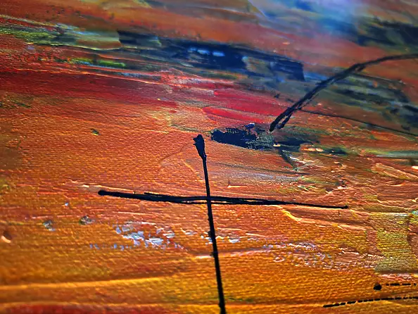 Magda Malinowska, Między Światami, Obraz akrylowy - płótno, 150 x 70