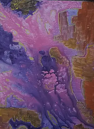 Agata Rak, Tra forma e luce, Quadro ad acrilico - tela, 40 x 50