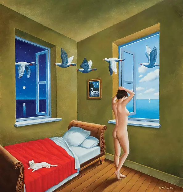 Rafał Olbiński - Between night and day