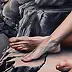 Maja Borowicz, Entre cendres et vie, Peinture à l'huile - toile, 80 x 90