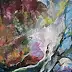 Ewa Mościszko, Between Worlds 3, Acrylic painting - canvas, 50 x 50