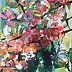 Anna Borcz, Amandier, Peinture acrylique - toile, 40 x 50