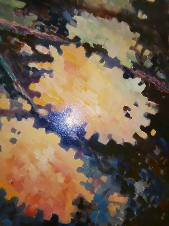 Anna Borcz - Microcosm in van Gogh style