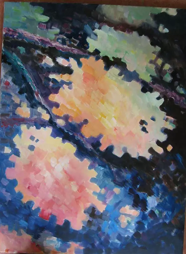 Anna Borcz - Microcosm in van Gogh style