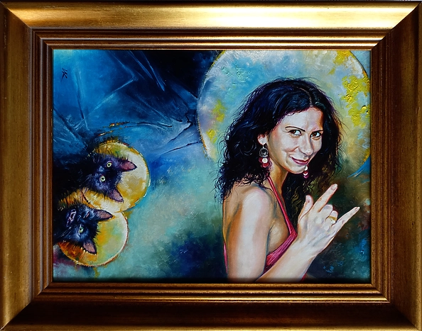 Włodzimierz Kukliński - Milena and her three-eyed cat