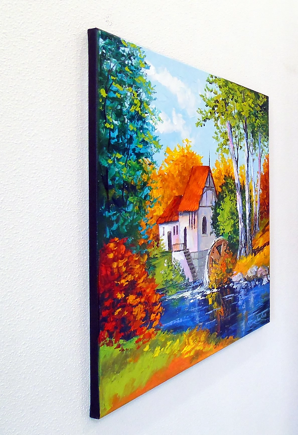 Olha Darchuk - Mill by the river 