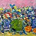 Eryk Maler, Butterfly, Oil painting - canvas, 140 x 70