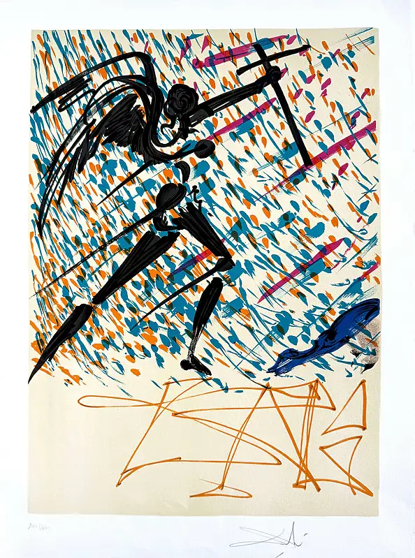 Salvador Dali, Mystical Rapture, Lithography - paper, 48 x 65