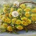 Maria Roszkowska - Dandelions - dandelions in a basket