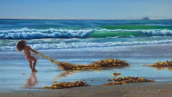 Kriz Cruz - Młoda burłaczka - studium obrazu