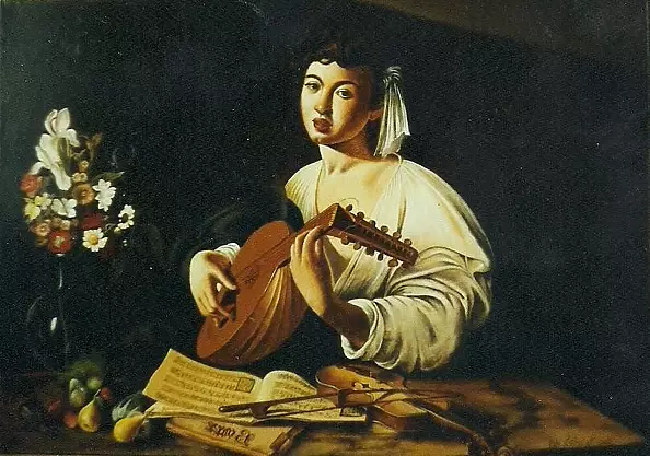 Piotr Sobczyk - Young man with lute