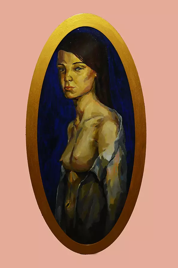 Drozdova Mariia - Youth (girl with naked breast)