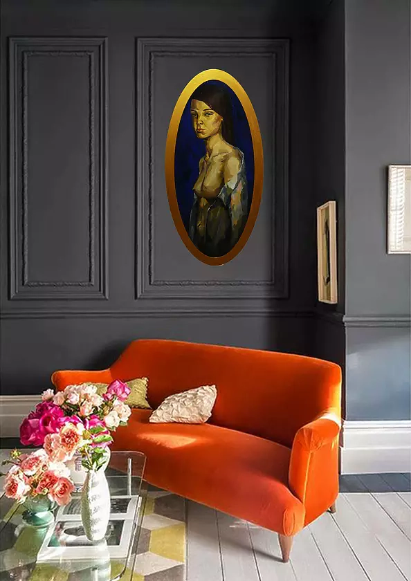 Drozdova Mariia - Youth (girl with naked breast)