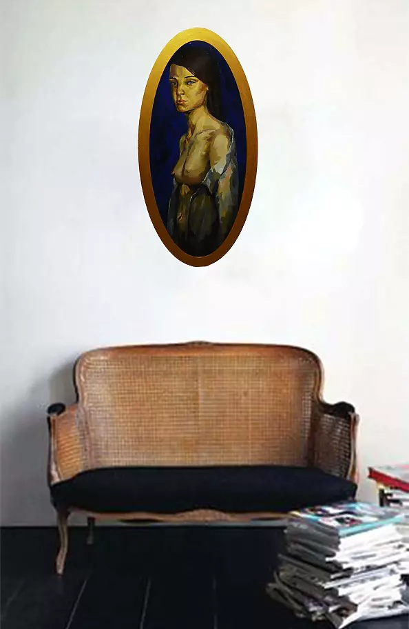 Drozdova Mariia - Youth (girl with naked breast)