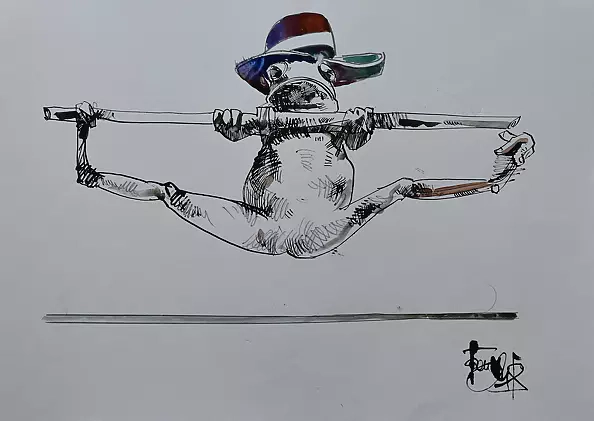 Roman Bonchuk - Modern Ropewalker