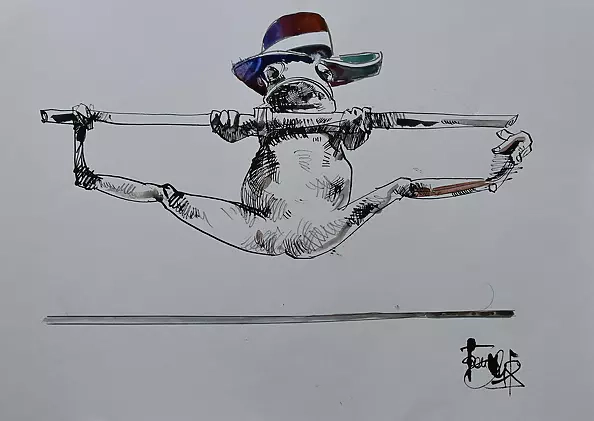 Roman Bonchuk - Modern Ropewalker