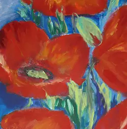 Aleksandra Beckmann - Mohn in der Nacht