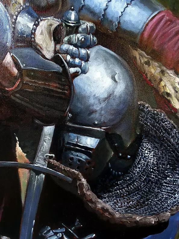 Dariusz Kaleta - My Magical Lechistan-Battle - triptych right part