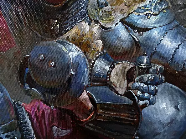 Dariusz Kaleta - My Magical Lechistan-Battle - triptych right part