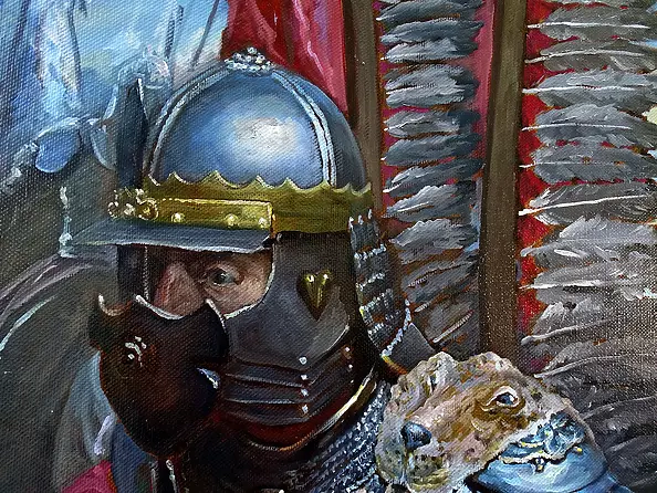 Dariusz Kaleta - My Magical Lechistan-Battle - triptych right part