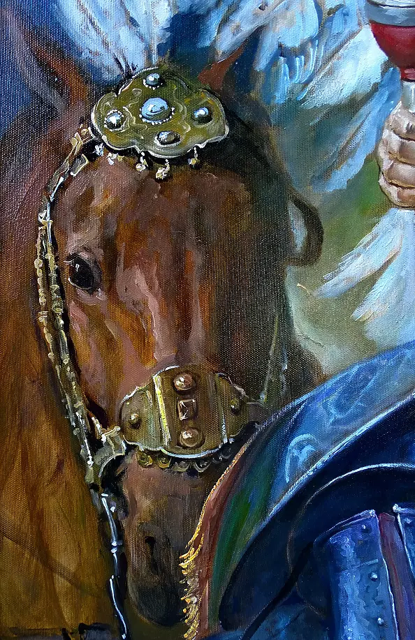 Dariusz Kaleta - Mój Magiczny Lechistan - Bitwa - Tryptyk Lewa część 