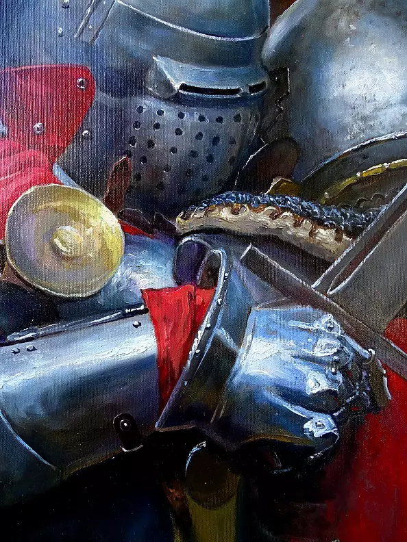 Dariusz Kaleta - Mój Magiczny Lechistan - Bitwa - Tryptyk Lewa część 