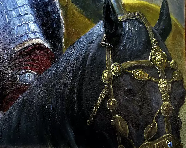 Dariusz Kaleta - My Magic Lechistan - Battle - Central triptych part