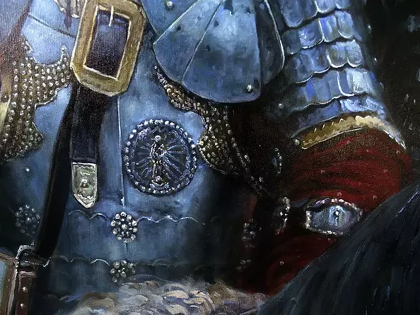 Dariusz Kaleta - My Magic Lechistan - Battle - Central triptych part