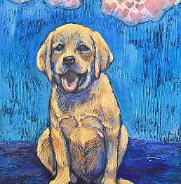 Krystyna PALCZEWSKA - Mój labrador i jego serduszkowe chmury