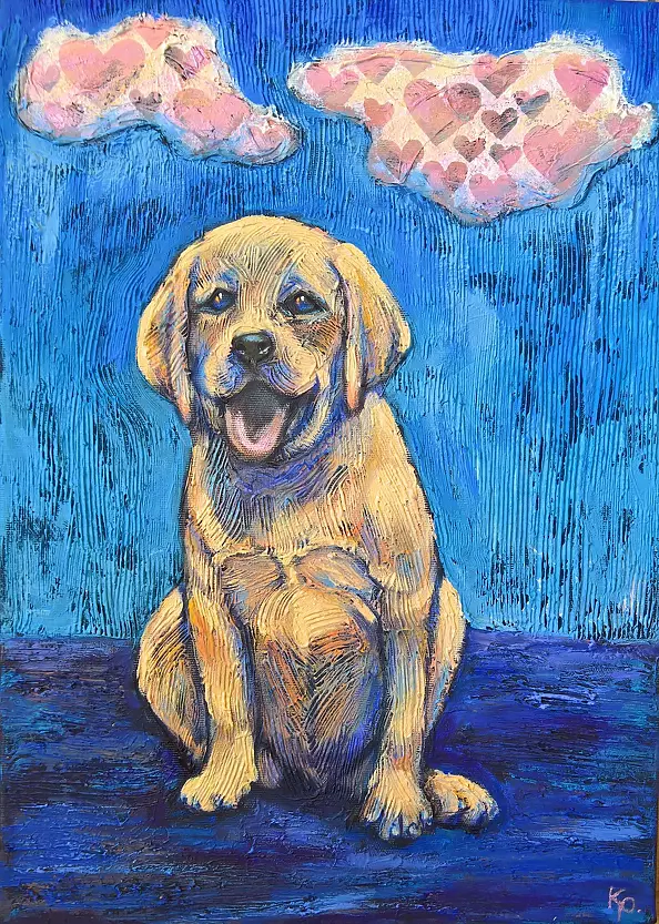 Krystyna PALCZEWSKA - Mój labrador i jego serduszkowe chmury