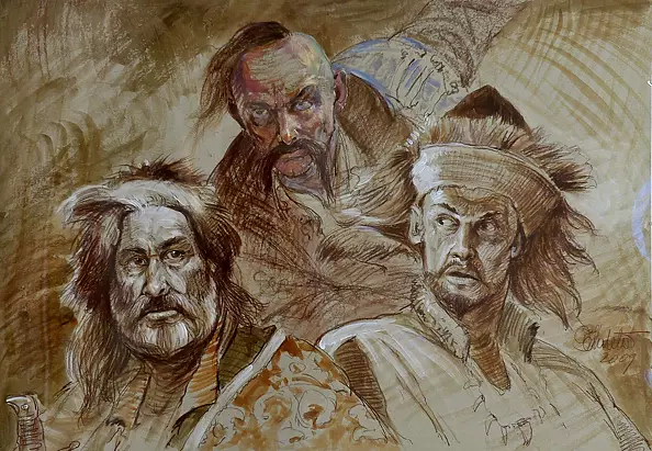 Dariusz Kaleta - Moja Sarmacja -rysunek 