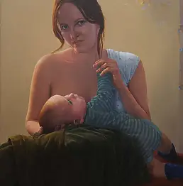 Katarzyna Adamiak - Jaśnikowska, Mein Licht, Ölbild - Leinwand, 60 x 80