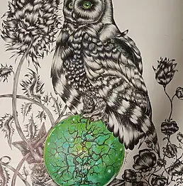 Anna Zarzycka, Mein kostbarer Baum, Mischtechniken - , 42 x 60
