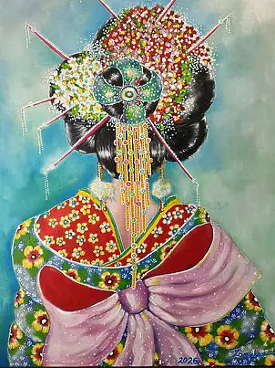 Anna Zarzycka, Moje korzenie III, Obraz olejny - , 54 x 74