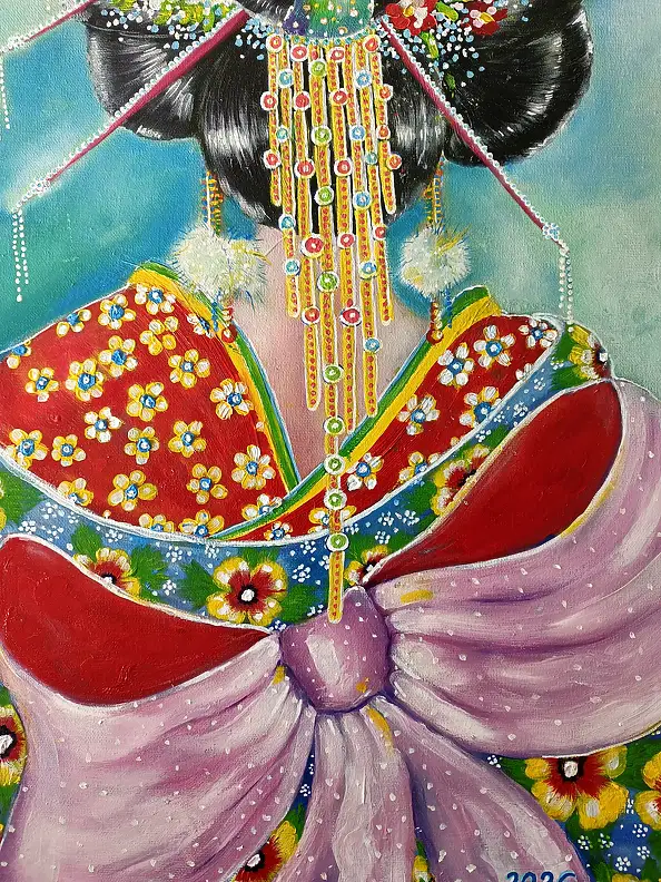 Anna Zarzycka, Moje korzenie III, Obraz olejny - , 54 x 74