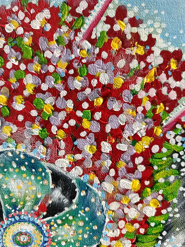 Anna Zarzycka, Moje korzenie III, Obraz olejny - , 54 x 74