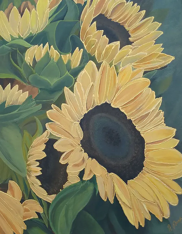 Luba Santkiewicz - My sunflowers