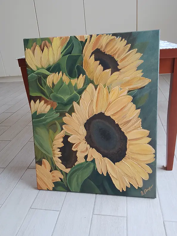 Luba Santkiewicz - My sunflowers