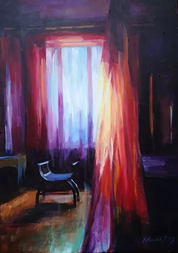 Renata Rychlik - My interiors - December sun in the bedroom