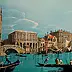 Marek Izydorczyk - Molo e molo di Schiovani visto dal bacino di San Marco, una copia del Canaletto