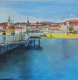 Marianna Wloka - Pier and beach in Sopot