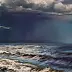 Yana Yeremenko - "Augenblick vor" Meereslandschaft mit einer Seemöwe-Pastellzeichnung