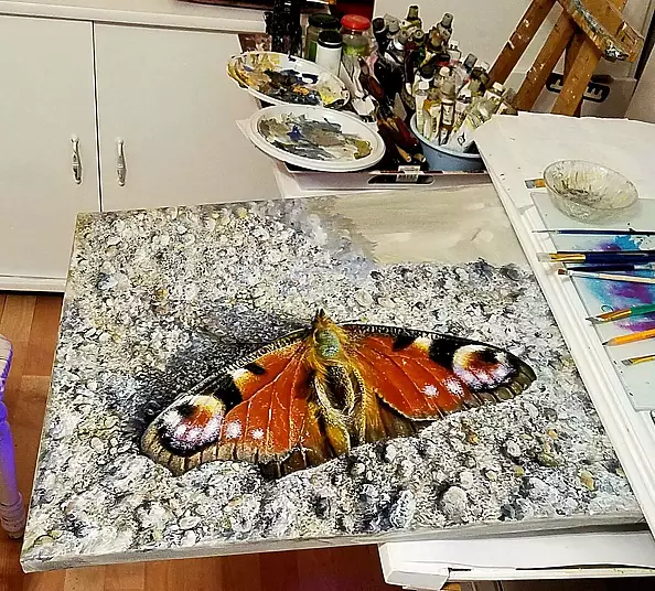 Elżbieta Mozyro - Moment to moment - Dyptyk