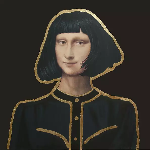 Nataliya Bagatskaya - Mona Lisa. Passport photo ...